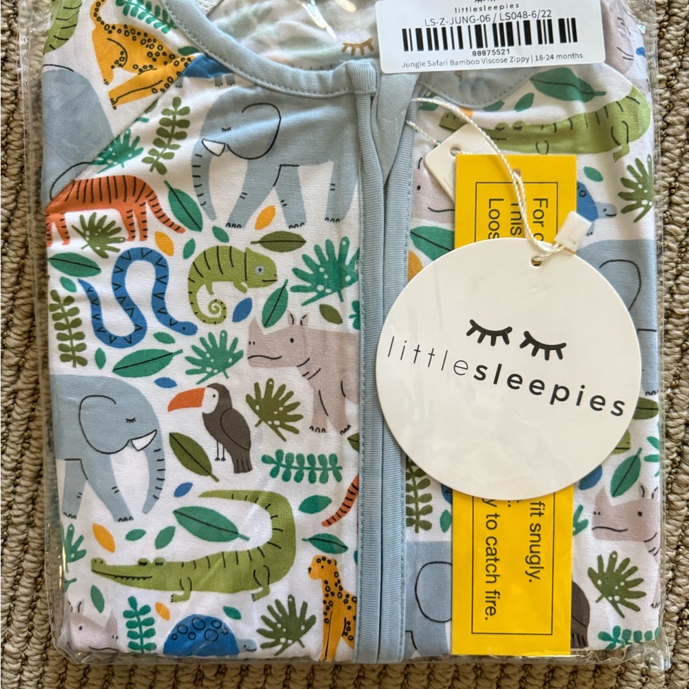 Little Sleepies Jungle Safari Zippy